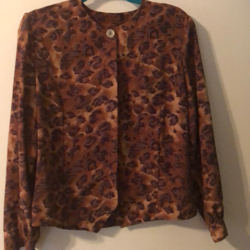 Leopard Print Blouse